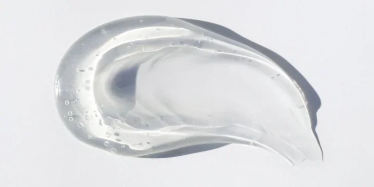texture gel serum on a light background