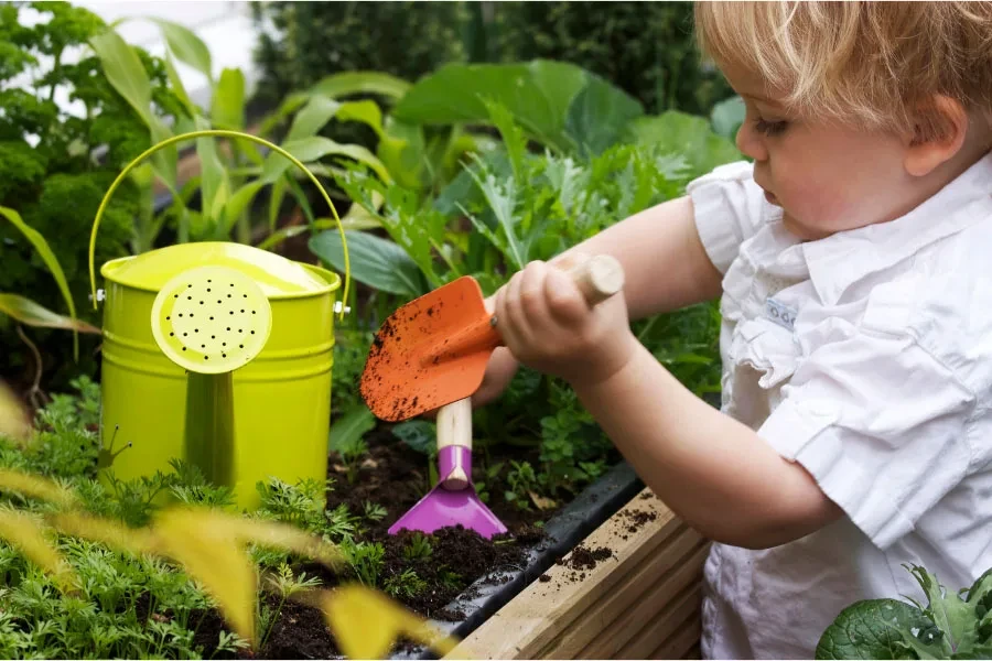 conjunto de jardim infantil