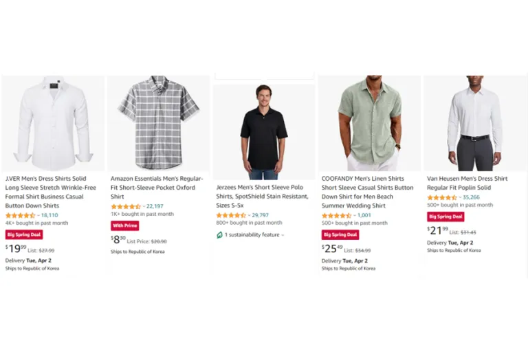 Review Analysis of Amazon's Hottest Selling Men's Shirts in the US ...