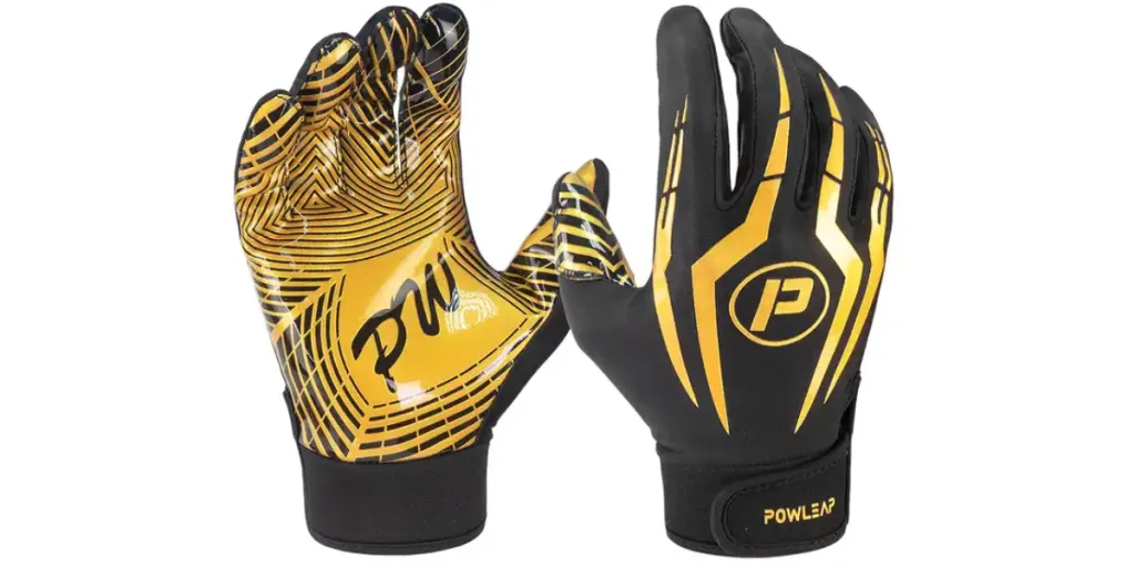 Nuevos guantes antideslizantes para receptores de fútbol.