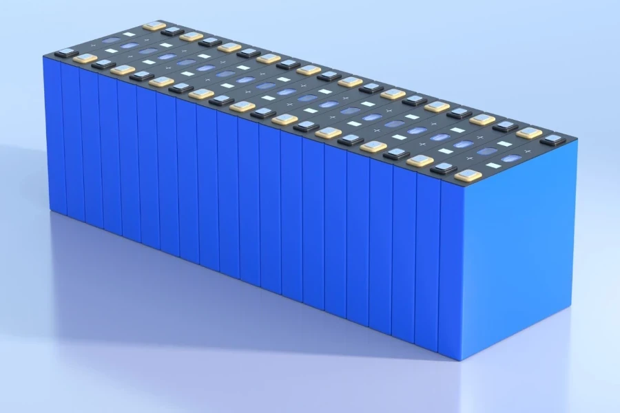 NMC battery(left), Lead Acid battery(right)