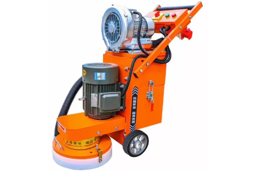 Planetary floor grinder for concrete, epoxy, and terrazzo