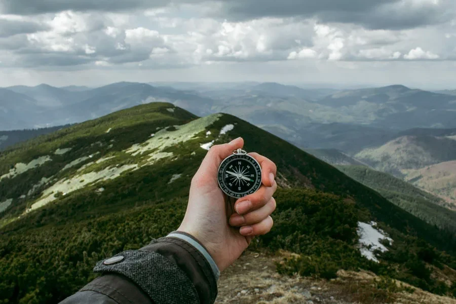 pocket-sized compass