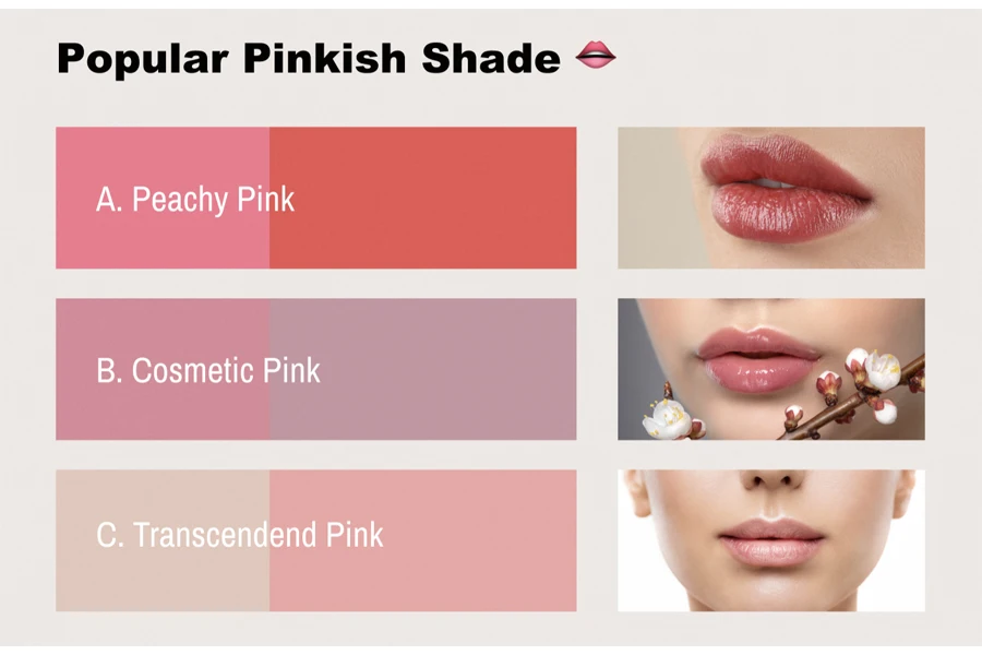 popular pinkish shade