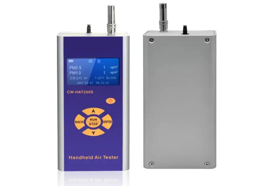 Portable air quality monitoring system