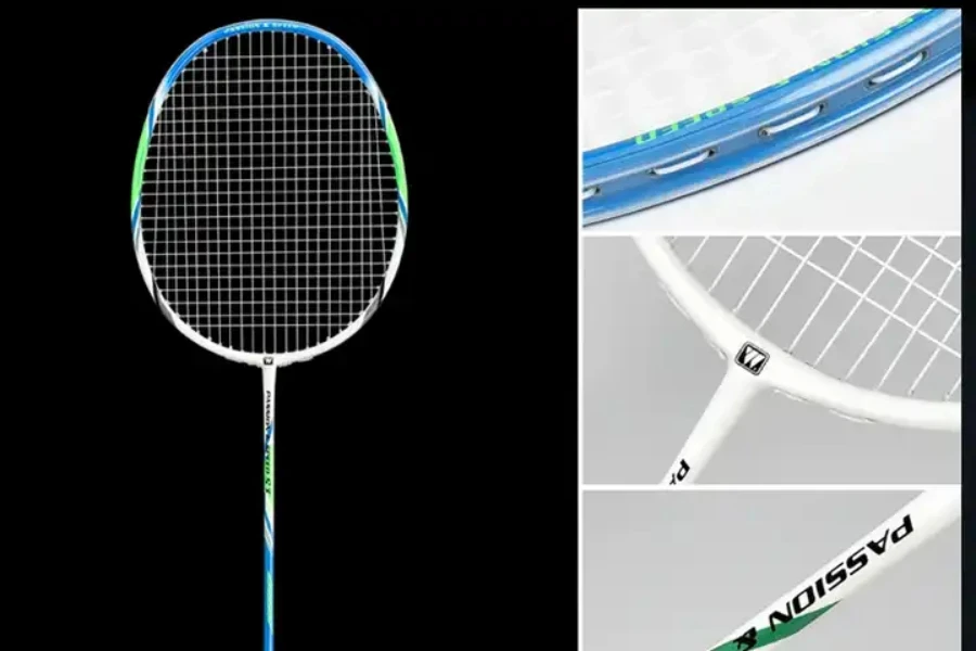 Protector design technology badminton racket