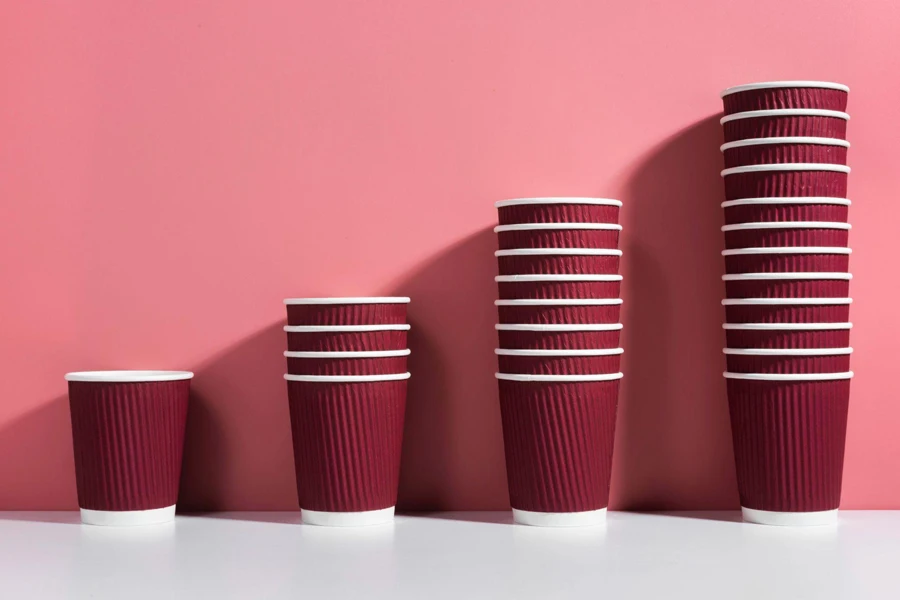 red paper cups