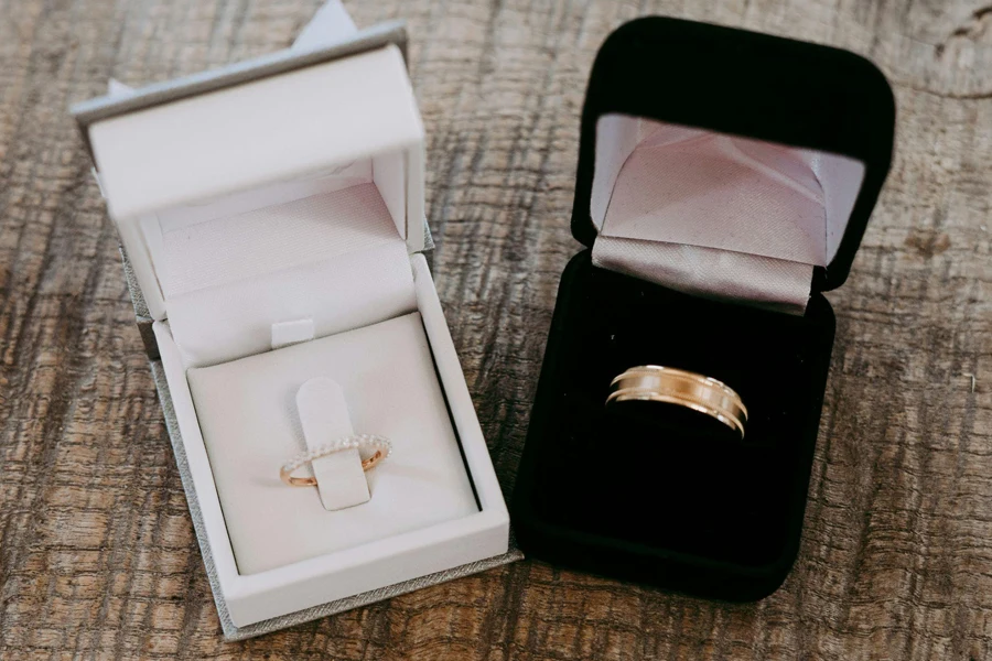 caixas de jóias de anel