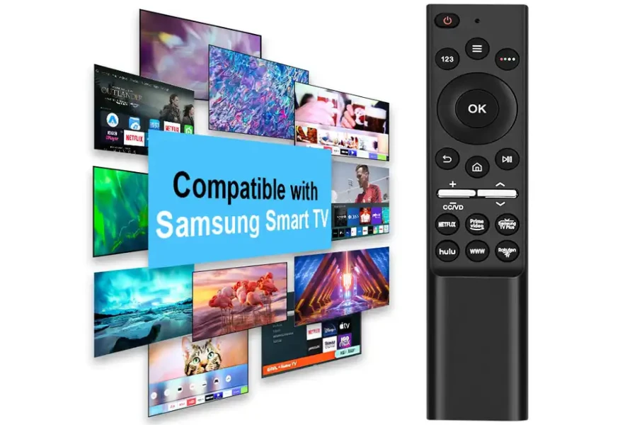 Smart TV remote compatible with all Samsung TVs