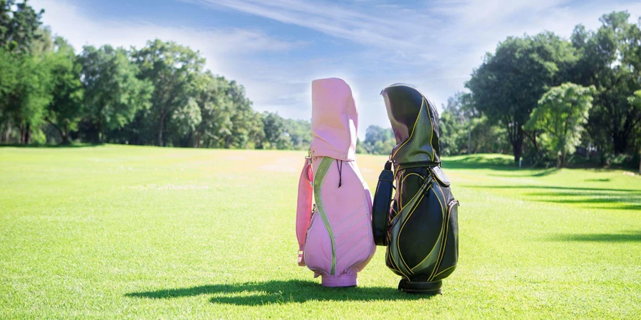 dois sacos de golfe