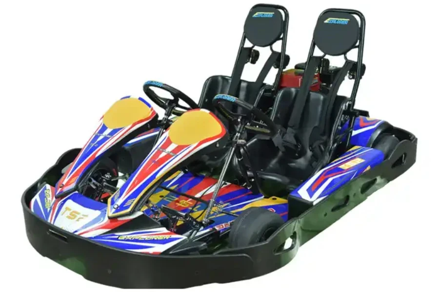 Two-seat racing go-kart with 200cc