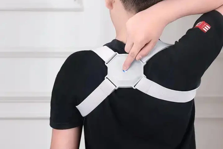 USB posture belt with children's intelligent sensor vibration