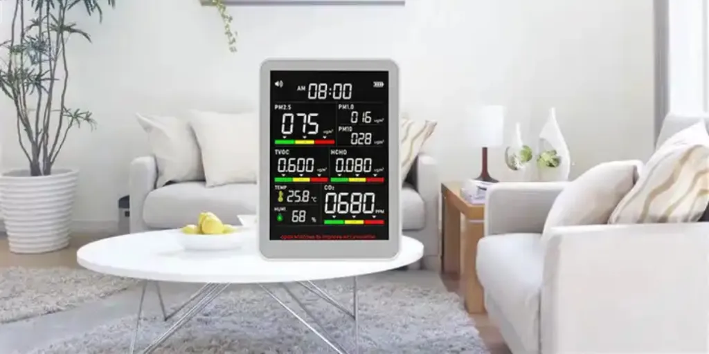 USB rechargeable air quality monitor