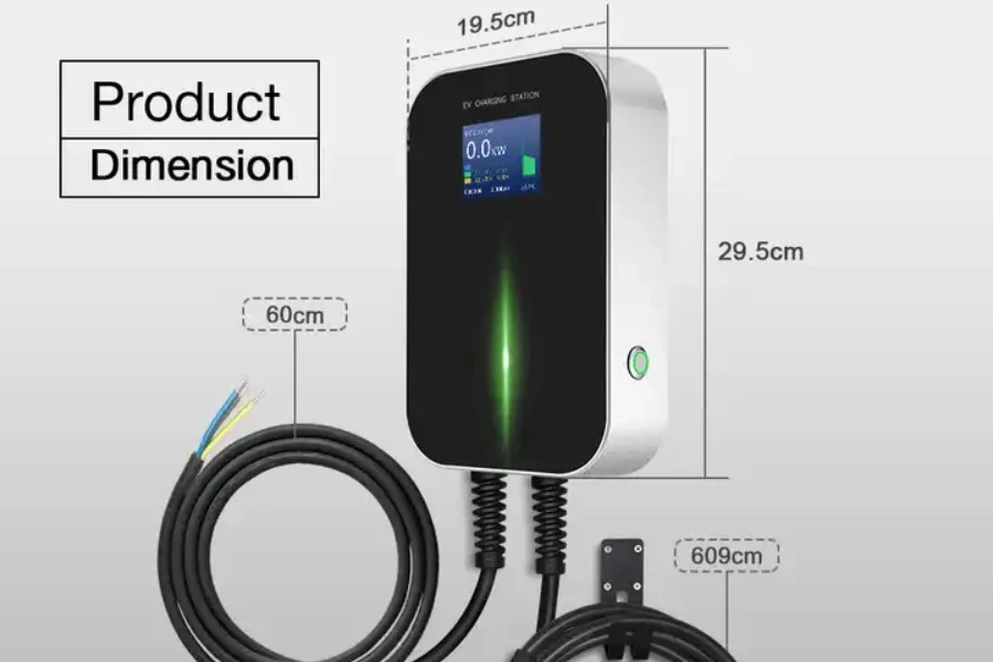 Wallbox 22 kW Level 2 Schnellladestation