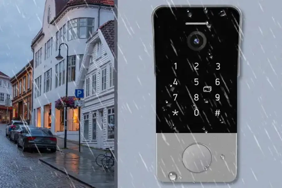 Waterproof 2K video smart doorbell