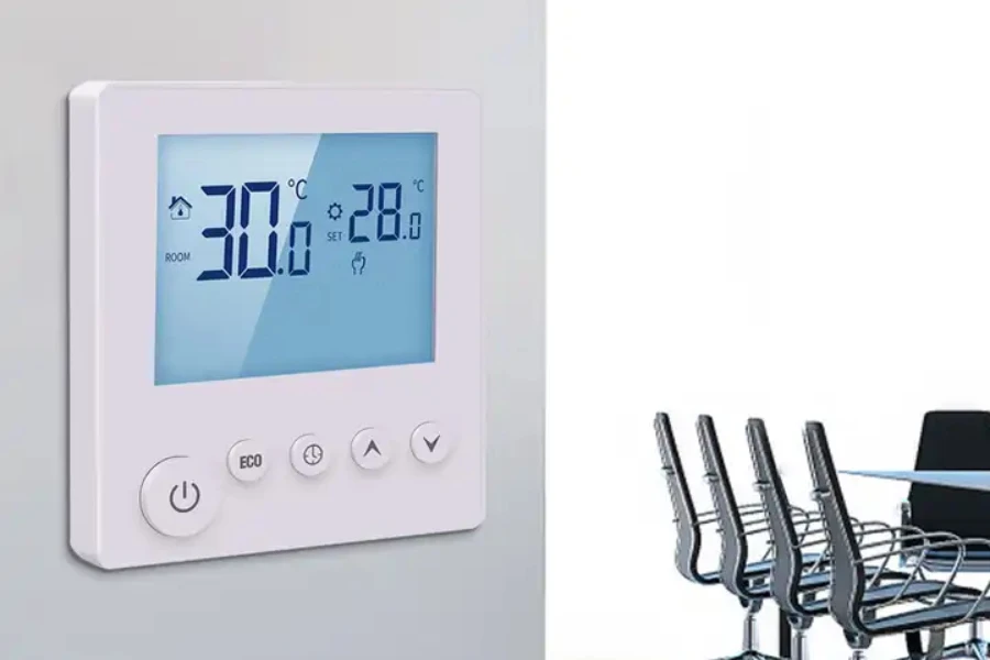 Wi-Fi digital programmable smart room thermostat
