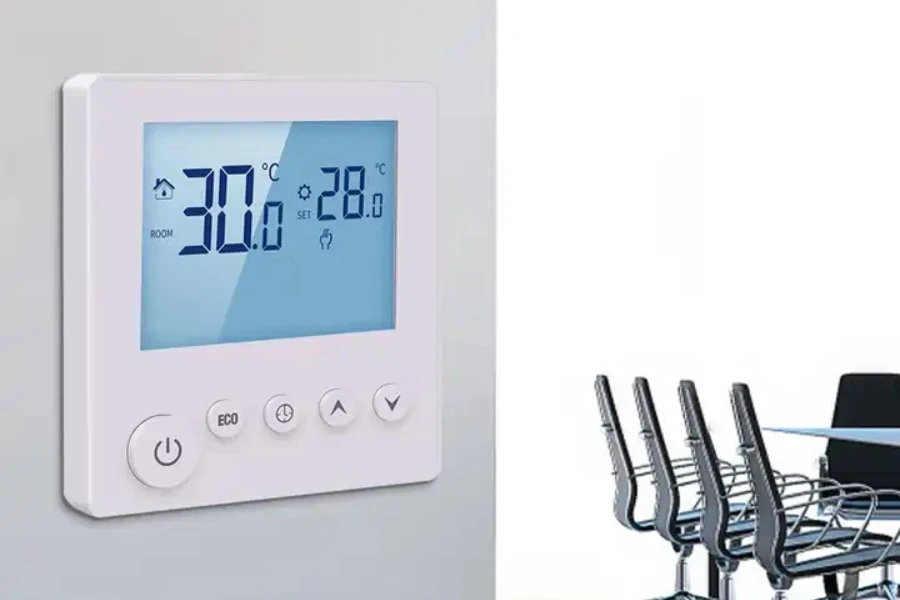 Thermostat d'ambiance intelligent programmable numérique Wi-Fi