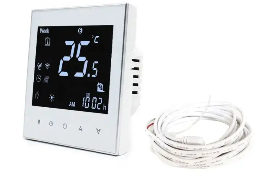 WiFi smart heating thermostat with remote control via smartphone