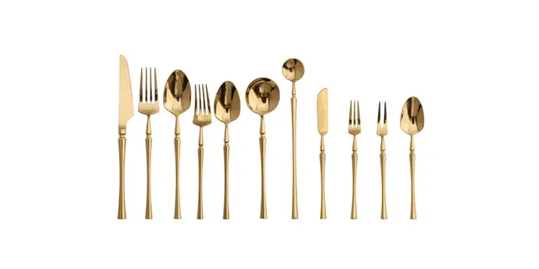 22-piece cold-colored stainless steel cutlery set
