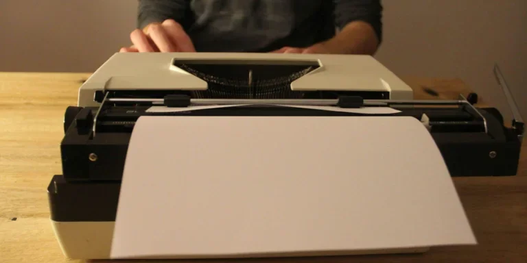 A Person Using a Printer