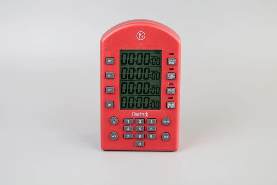 A kitchen timer with multiple channels