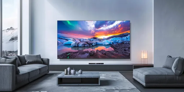 A large flatscreen smart TV