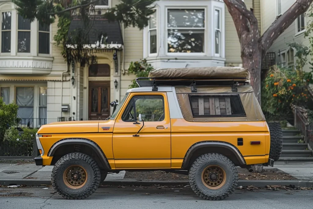 A large single door truck cap is mounted