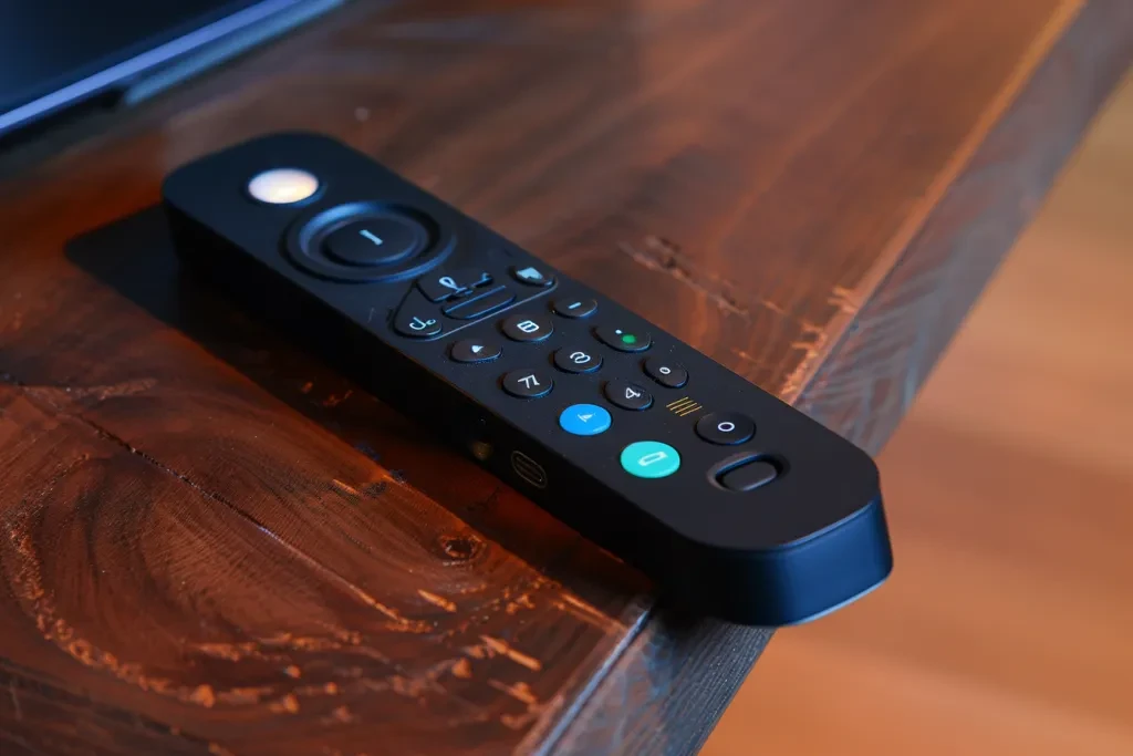 A remote control for the fire tv