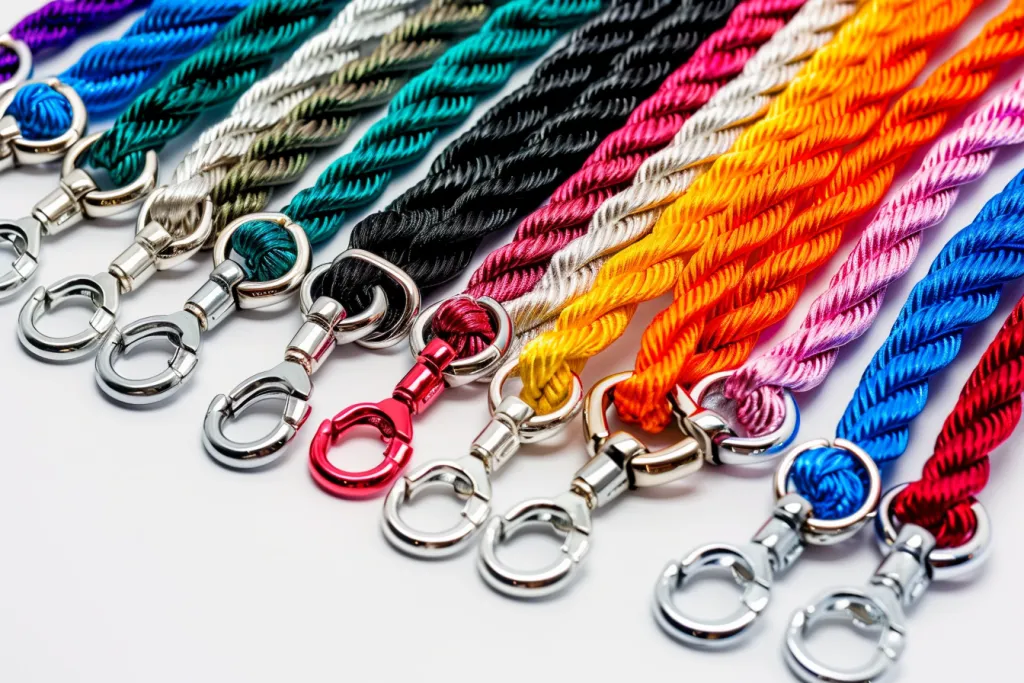 A set of high-quality, long lanyards