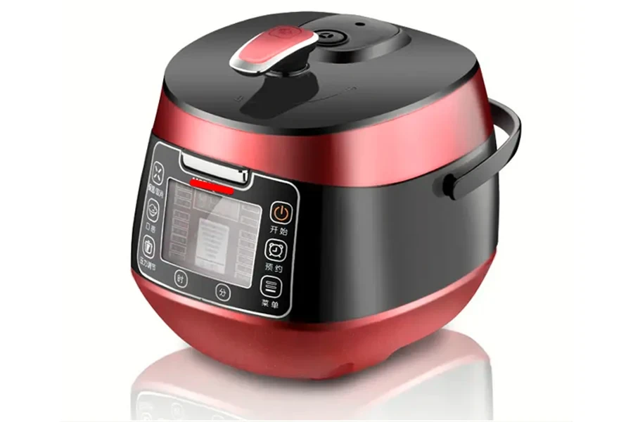 Aluminum alloy and PP plastic electric pressure cooker