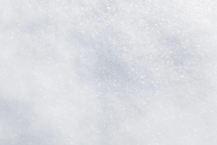 An icy gray background with snowflakes