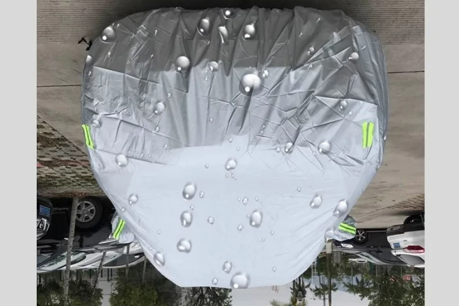 Automatic waterproof car cover