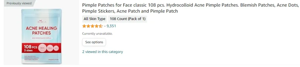 BIORICA Pimple Patches with Tea Tree Oil