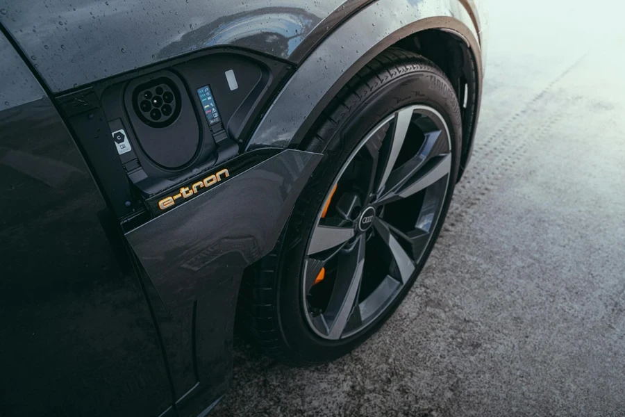 Black Car in Close Up Photography