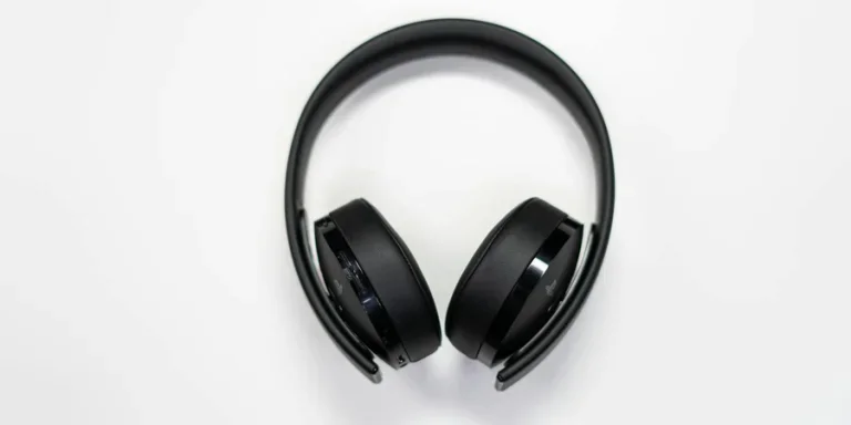 Black Wireless Headphones on White Surface