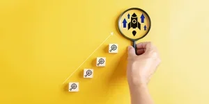 Business growth success achievement concept