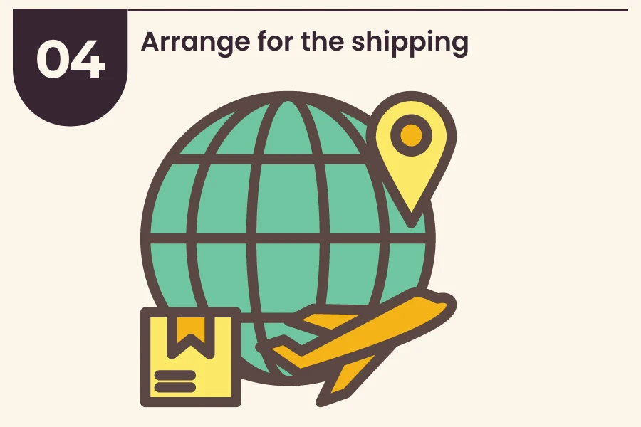 Choosing and arranging the shipping method