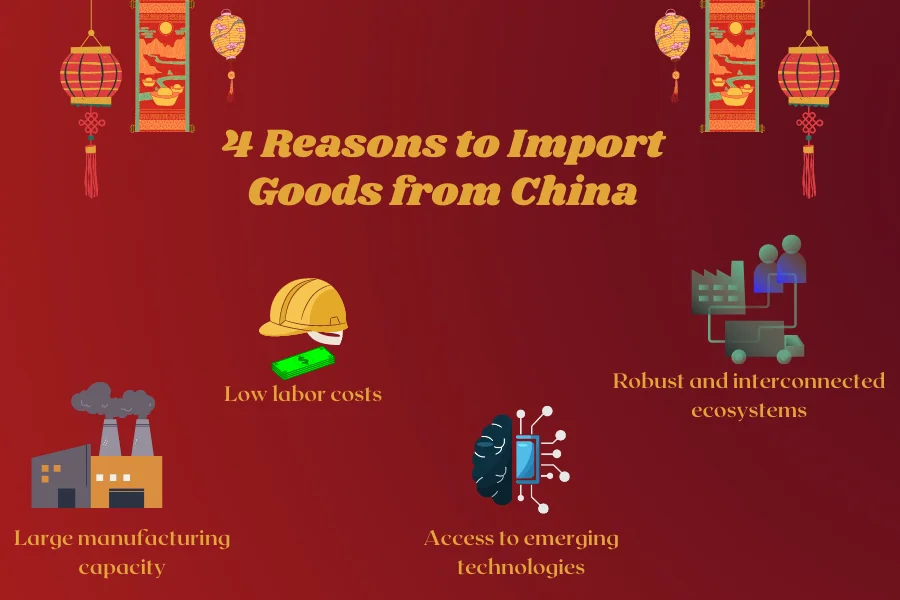 Four reasons to source and import goods from China