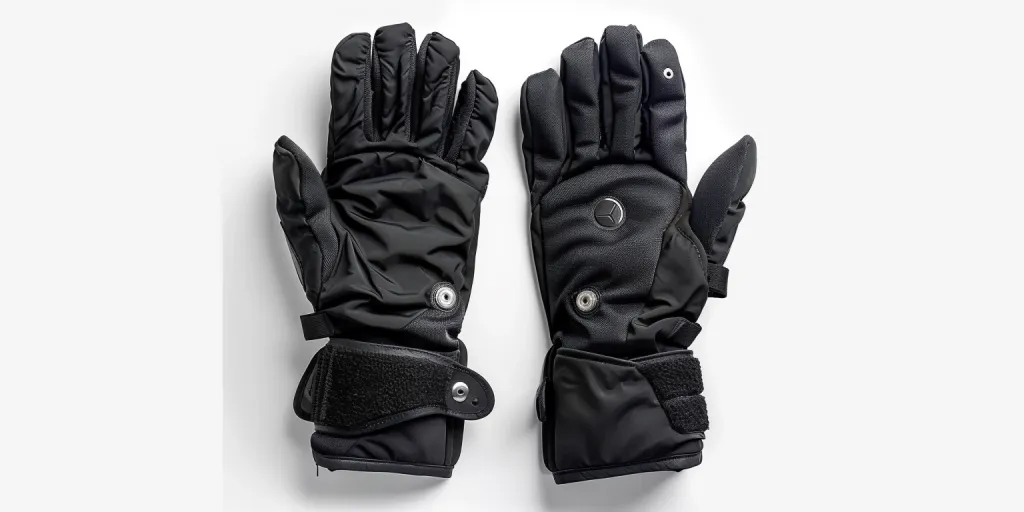 Heated cloth gloves