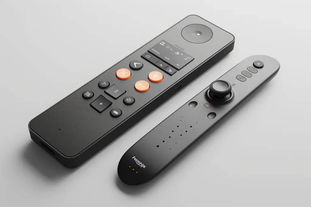 Photo of a Fire TV remote control