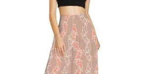 Pikake Arabian Jasmine Print Loose Women Pants