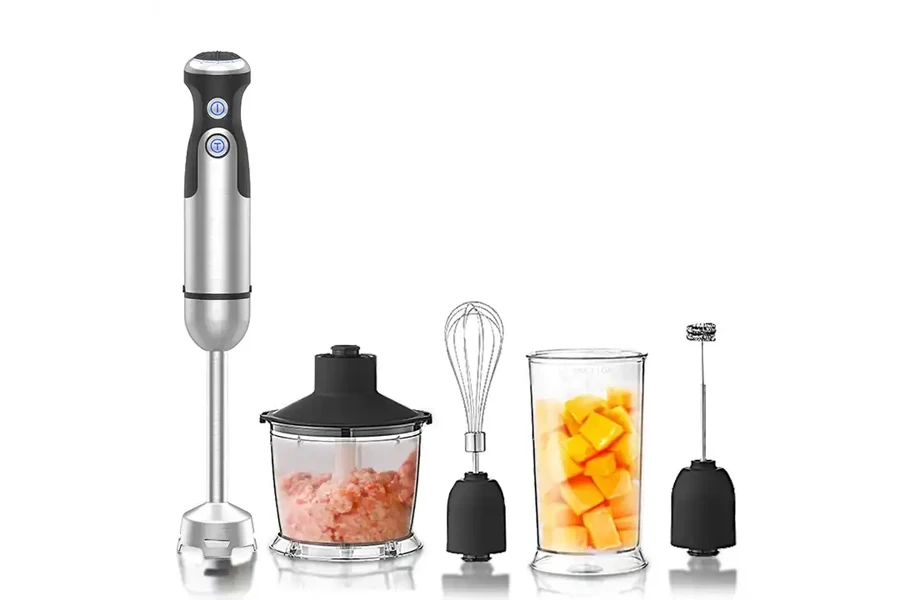 Powerful handheld, 1,200-watt smoothie maker