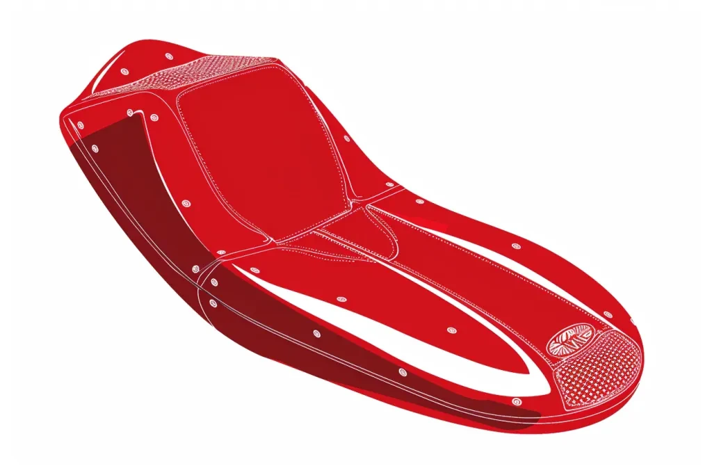 Red Al blank seat cover