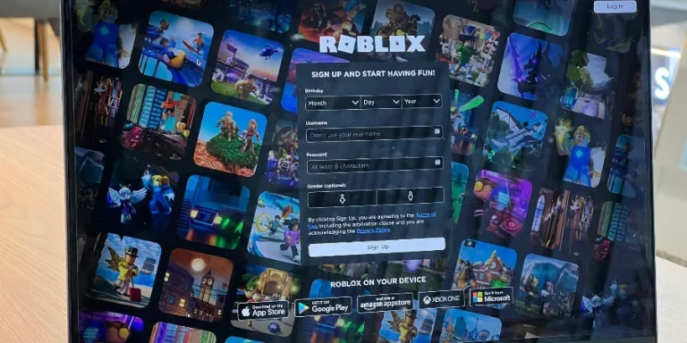 Roblox’s login interface