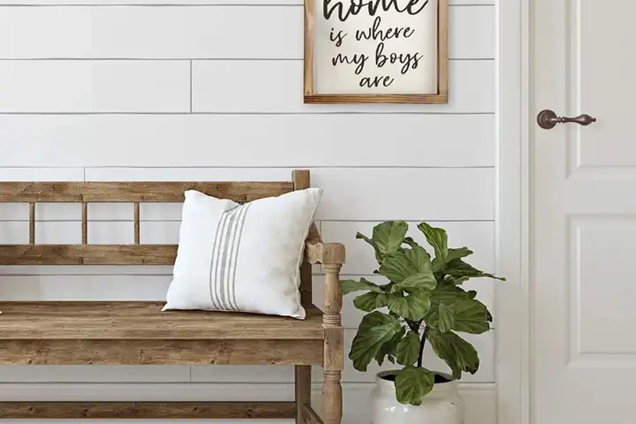 Rustic farmhouse custom size wooden wall sign