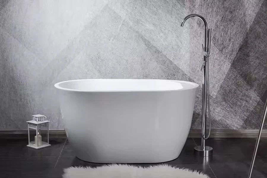 Small round acrylic sitting tub