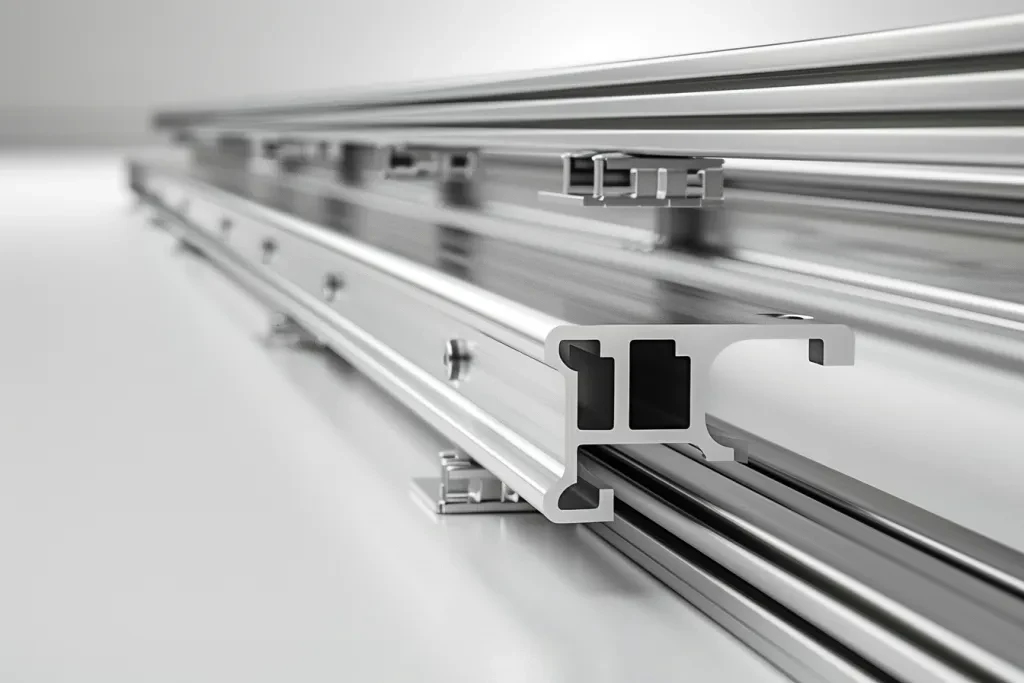 The aluminum profile is used to make the metal frame of cargo vehicles