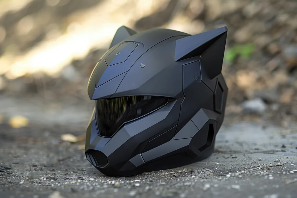 The fox helmet is shown in black with the v2 matte color on it