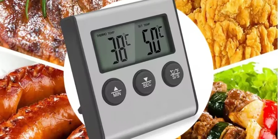 Thermometer Probe For Grill Meat Timer Temperature Manual