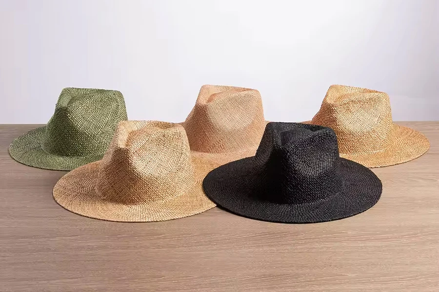 Western Multiple Colors 100% Natural Treasure Grass Unisex Straw Hats